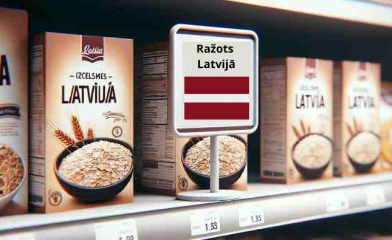 Pārtikas preču cenu zīmēs jānorāda produkta ražotājvalsts